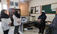 بازدید رییس مرکز بهداشت غرب کرج از مرکز خدمات جامع سلامت کمالشهر