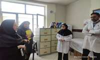 بازدید سرپرست مرکز بهداشت غرب کرج از مرکز خدمات جامع سلامت گروسی   