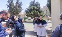 بازدید سرپرست مرکز بهداشت غرب کرج از مرکز خدمات جامع سلامت حضرت علی اصغر ع 