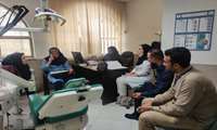 بازدید سرپرست مرکز بهداشت غرب کرج از مرکز خدمات جامع سلامت شهید آوینی 