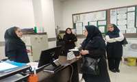 بازدید رییس مرکز بهداشت غرب کرج از مرکز خدمات جامع سلامت ولیعصر 